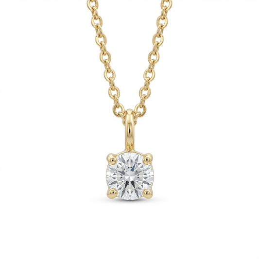 チェーンネックレス 10K 0.1ct