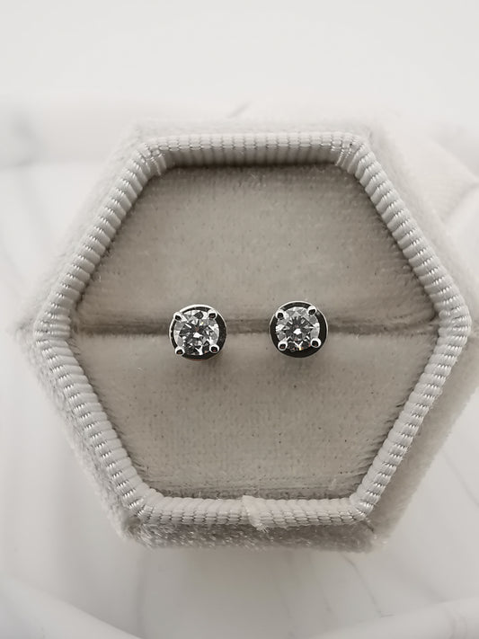 SRE-01124WHT EARRING 950-PT