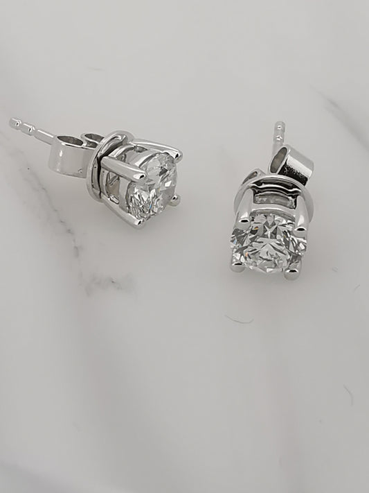 SRE-01121WHT EARRING 950-PT